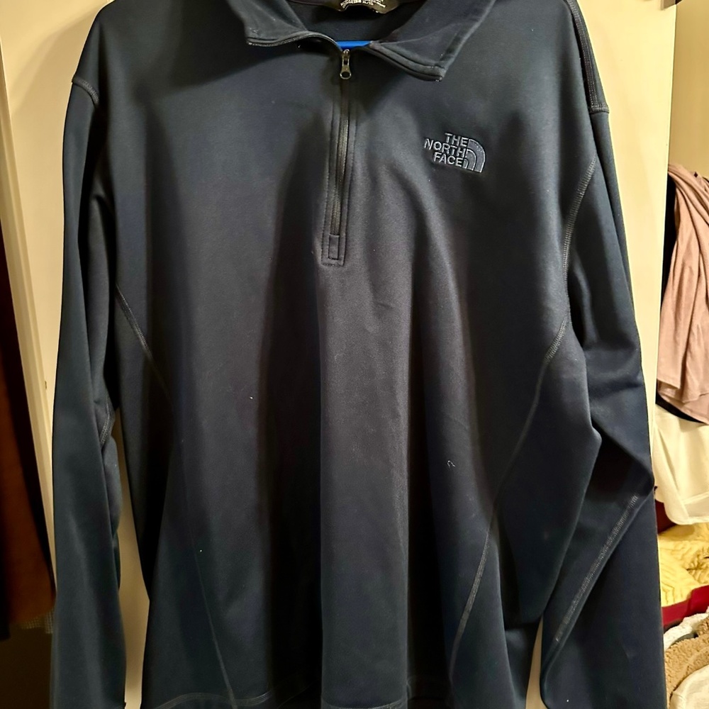 North Face 3/4 Zip, Navy